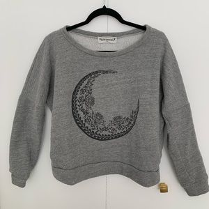 PROJECT SOCIAL T Sweatshirt Gray Crescent Moon